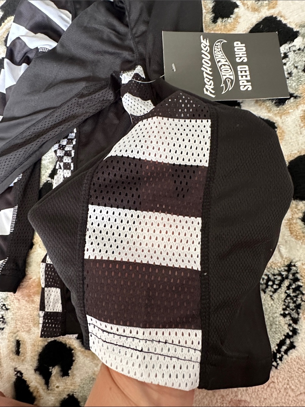 Fasthouse x Hot Wheels Black Long Sleeve Kids Jersey - Picture 2 of 4
